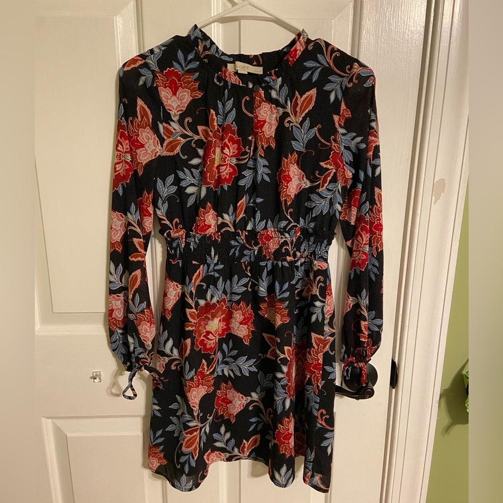 Loft long sleeve dress
